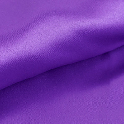 54"x10 Yards Purple Lamour Satin Fabric Bolt, Heavy Matte Satin Fabric By The Yard