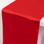 Lamour Satin 12"x108" Table Runner Red - Smooth & Lustrous Finish