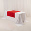 Scuba Polyester 36"x72" Wide Table Runner Red - Wrinkle-Free Trade Show Table Linen