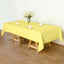 Polyester 60"x102" Rectangle Tablecloth Yellow - Durable and Stylish Table Cover