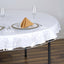 Vinyl Tablecloth Clear Eco - Friendly Round - Reliable PVC Tablecloth 70" 10 Mil Thick - Linen Luxes