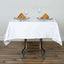 Vinyl Tablecloth Clear Eco - Friendly Square - Durable PVC Tablecloth 70"x70" 10 Mil Thick - Linen Luxes