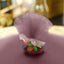 25 Pack 9" Violet Amethyst Sheer Nylon Tulle Circles Favor Wrap Craft Fabric, DIY Candy Favor Wraps