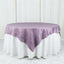 Taffeta 72"x72" Table Overlay Square Tablecloth Violet Amethyst - Accordion Crinkle Table Cover