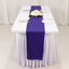 Scuba Polyester 12"x108" Table Runner Purple - Wrinkle-Free Table Linen
