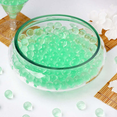 Water Gel Beads Vase Filler Apple Green - Large Nontoxic Jelly Balls for Floating Candles & Floral Displays 10g - Linen Luxes