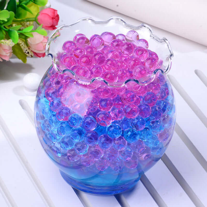 Water Gel Beads Vase Filler Apple Green - Large Nontoxic Jelly Balls for Floating Candles & Floral Displays 10g - Linen Luxes