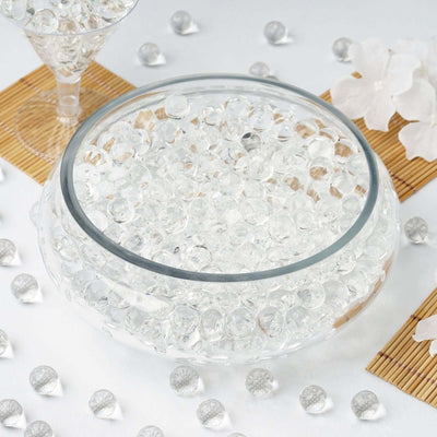 Water Gel Beads Vase Filler Clear - Large Nontoxic Jelly Balls for Floating Candles & Floral Displays 10g - Linen Luxes