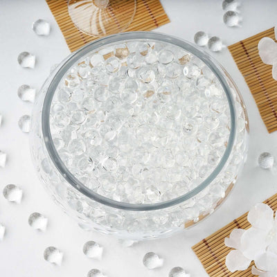 Water Gel Beads Vase Filler Clear - Large Nontoxic Jelly Balls for Floating Candles & Floral Displays 10g - Linen Luxes