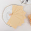 50-Pack Paper Beverage Napkins Beige - 2 Ply Disposable Soft 18GSM Cocktail Napkins 5"x5"