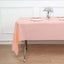 5-Pack Plastic Table Covers Blush Rectangle - Reliable PVC Disposable Covers for Gatherings 54"x108"