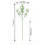 4 Stems 27" White Artificial Silk Babys Breath Gypsophila Flowers