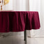 Scuba Round 90" Tablecloth Burgundy - Wrinkle Free & Stain Resistant Table Cover