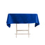Cotton Blend 54"x54" Square Tablecloth Royal Blue- Wrinkle-Resistant Table Cover