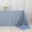 Scuba Rectangular 90"x156" Tablecloth Dusty Blue - Wrinkle Free, Stain Resistant & Seamless Table Cover