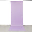 Lavender Lilac 4-Way Stretch Spandex Event Curtain Drapes, Wrinkle Free Backdrop Event Panel with Rod Pockets - 5ftx14ft