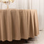 Scuba Round 108" Tablecloth Nude - Wrinkle Free & Stain Resistant Table Cover