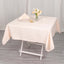 Premium Polyester 54"x54" Square Tablecloth Blush - Stain and Wrinkle-Resistant 220GSM Table Cover