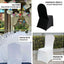 Premium Spandex Chair Cover with Foot Pockets for Banquet Chairs Black - Stretch 220GSM Fitted Slipcover
