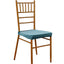 Velvet Chair Cushion Protector Stretch with Tie for Dining Chairs Teal - Durable Cover for Formal Gatherings