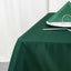 Premium Polyester 70"x70" Table Overlay Square Tablecloth Hunter Emerald Green 220GSM Wrinkle-Resistant Table Cover