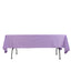 Scuba Rectangular 60"x102" Tablecloth Lavender Lilac - Wrinkle Free & Stain Resistant Table Cover