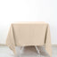 Polyester Square 70"x70" Tablecloth Nude - Wrinkle-Resistant & Durable Table Cover