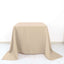 Polyester Square 90"x90" Tablecloth Nude - Wrinkle-Resistant & Durable Table Cover