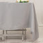 Premium Polyester Square Tablecloth 70"x70" Silver 220GSM Wrinkle-Resistant Table Cover