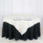 Polyester 70"x70" Table Overlay Square Tablecloth Ivory - Wrinkle-Resistant & Durable Table Cover