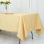 Premium Polyester 60"x102" Rectangle Tablecloth Champagne - Durable 220GSM Wrinkle-Resistant Table Cover