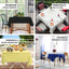 Polyester 54"x54" Table Overlay Square Tablecloth Yellow - Wrinkle-Resistant & Durable Table Cover